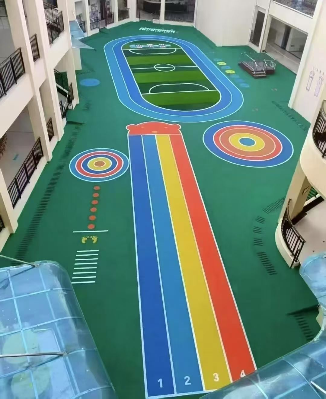 汕尾市幼儿园塑胶跑道预制型跑道 - 推荐